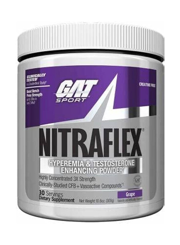 

Gat Sport Nitraflex Supplement, 30 Servings, Grape