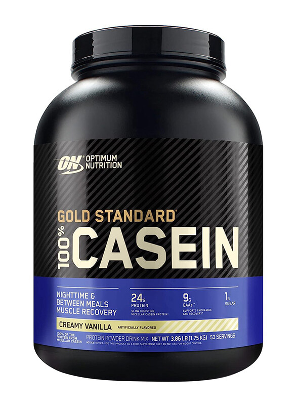 

Optimum Nutrition Gold Standard 100% Casein Protein Powder, 1.75 Kg, Creamy Vanilla