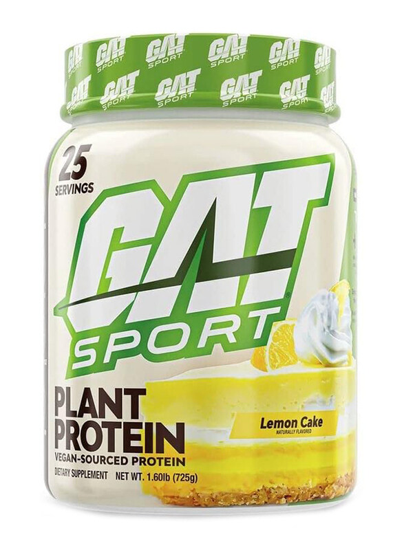 

Gat Sport Plant Protein Vegan-Sourced Protein Cake, 25 Servings, Lemon Cake