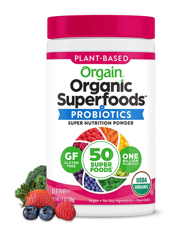 

Orgain Super Foods Powder, 280gm, Raspberry