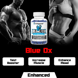 Enhanced Labs Blue OX Test Enhancer, 120 Capsules