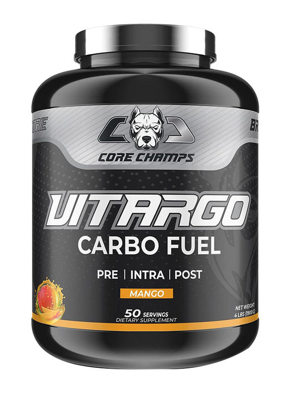 

Core Champs Ultargo Carbo Fuel Dietary Supplement, 50 Servings, 4 Lbs, Mango