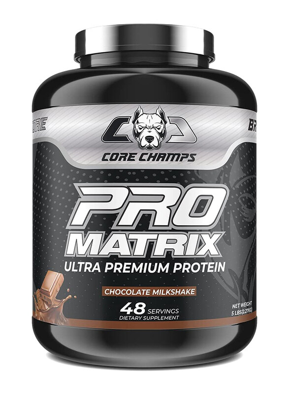 

Core Champs Pro Matrix Ultra Premium Protein Powder, 5 Lbs, Chocolate Milkshake
