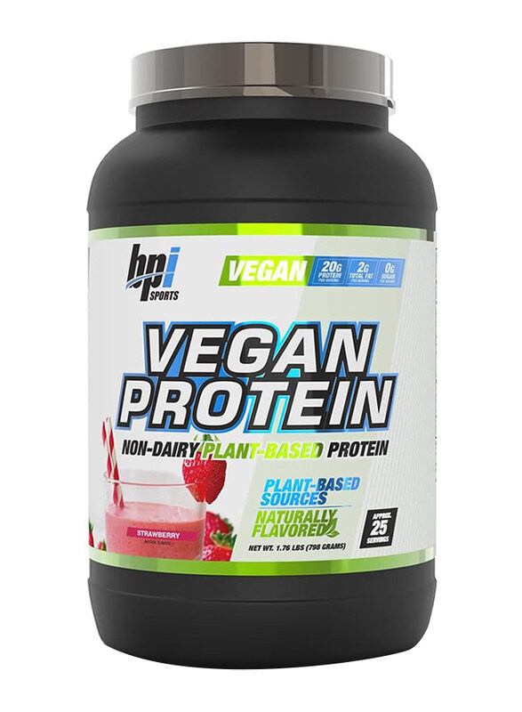 

BPI Sports Veggie Protein Non-Dairy Plant-Based Protein Powder, 25 Servings, Strawberry