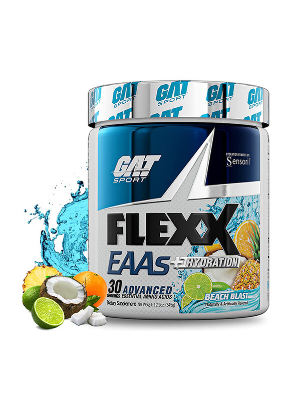 

Gat Sports Flexx EAA + Hydration Powder, 30 Servings, Beach Blast