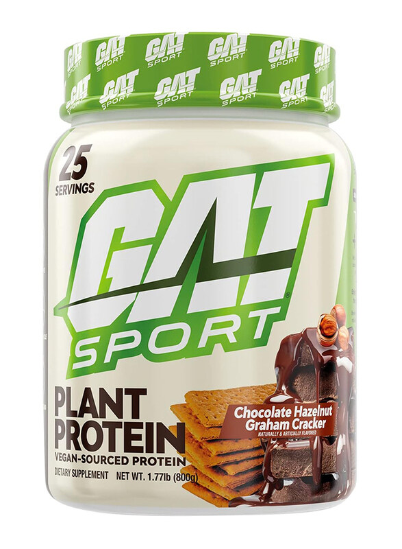 

Gat Sport Plant Protein Vegan Sourced Protein Cracker, 25 Servings, Chocolate Hazelnut Graham Cracker