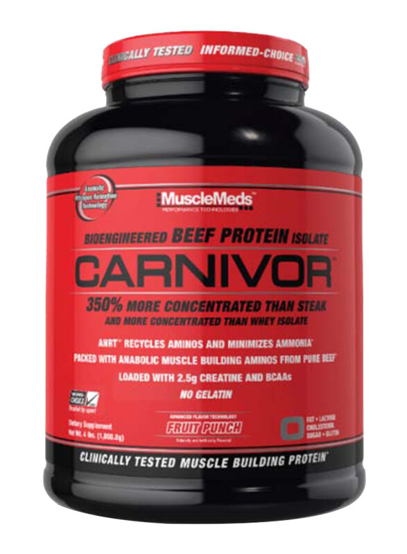 

Muscle Meds Carnivor Protein, 1.8 KG, Fruit Punch