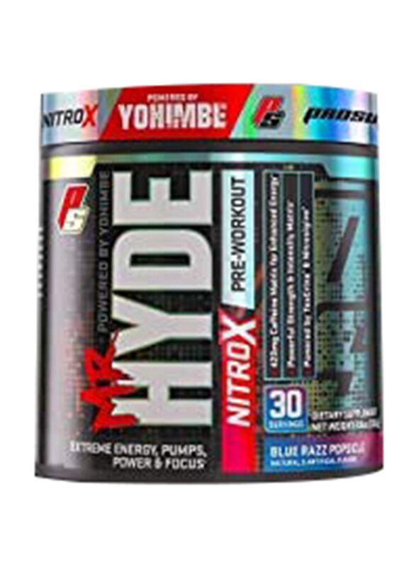 

Prosupps NitroX Pre-Workout Powder, 30 Servings, Blue Raspberry
