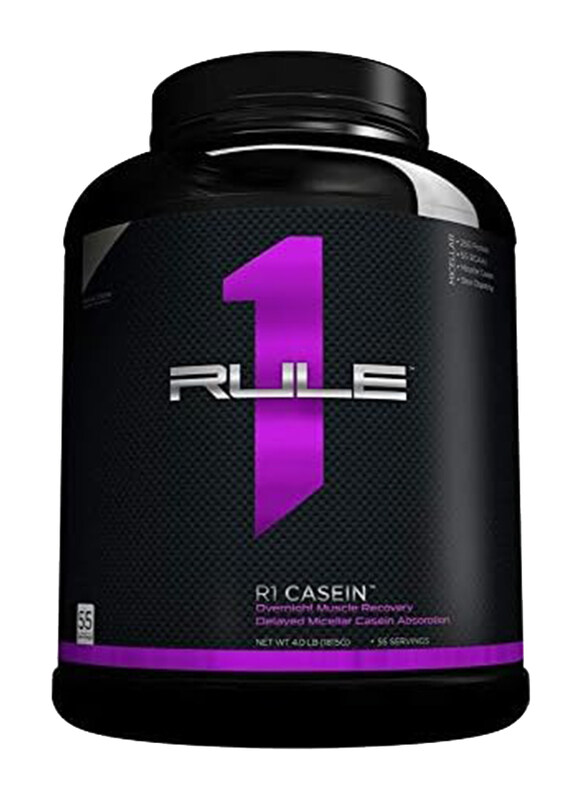 

Rule 1 Protein R1 Casein, 55 Servings, 4Lbs, Vanilla Creme