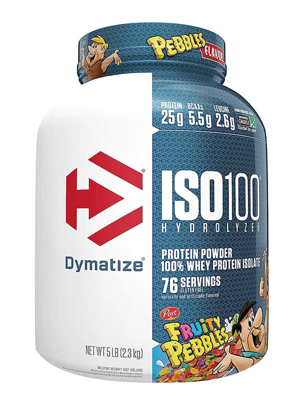 

Dymatize Nutrition ISO 100 Whey Protein Powder, 2.3 Kg, Fruity Pebble