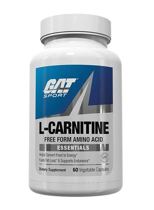 

Gat Sports L-Carnitine Free Form Amino Acid Capsules, 60 Capsules, Unflavored