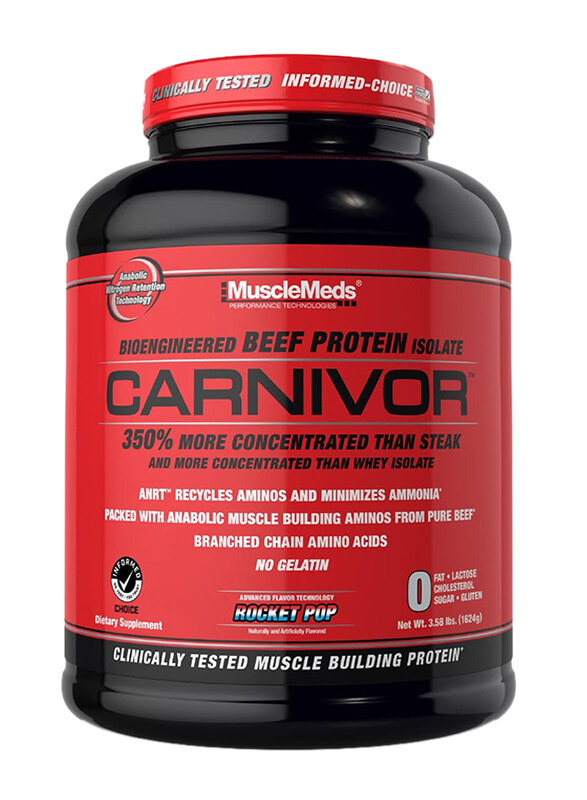 

MuscleMeds Carnivor Beef Protein Isolate Powder, 3.5 Lbs, Rocket Pop