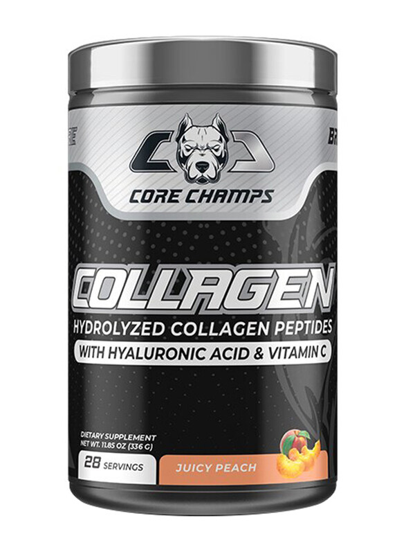 

Core Champs Collagen Vitamin Supplement, 336gm, 28 Servings, Juicy Peach