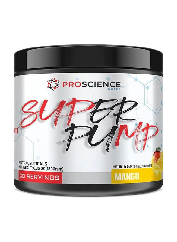 

Proscience Nutra Super Pump Pre-Workout Powder, 180gm, Mango