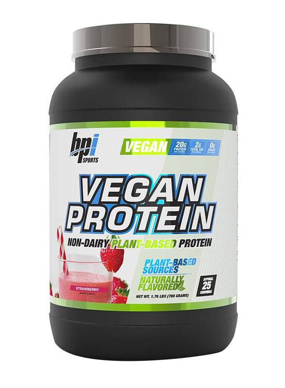 

BPI Sports Veggie Protein Non-Dairy Plant-Based Vegan Friendly Zero Sugar, 798gm, Strawberry