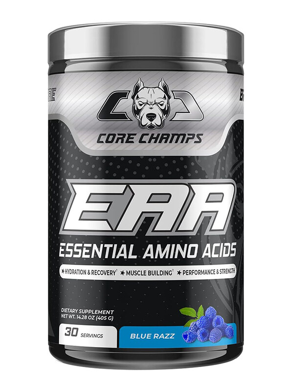 

Core Champs EAA Essential Amino Acids, 30 Servings, 405gm, Blue Razz