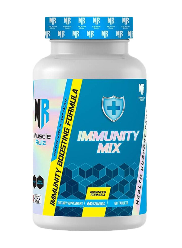 

Muscle Rulz Immunity Mix Immunity Boosting Formula, 60 Tablets, Unflavoured