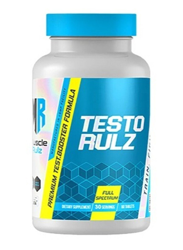

Muscle Rulz Testo Rulz Testosterone Booster, 30 Tablets, Unflavoured