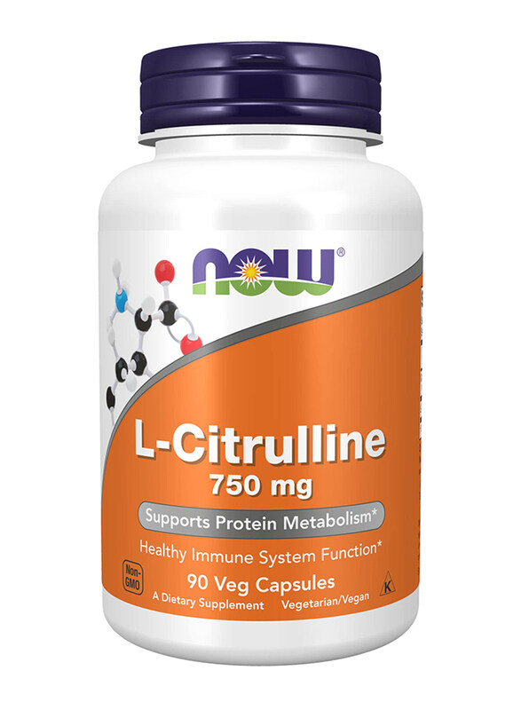 

Now L-Citrulline Amino Acid Supplements Capsules, 750mg, 90 Capsules