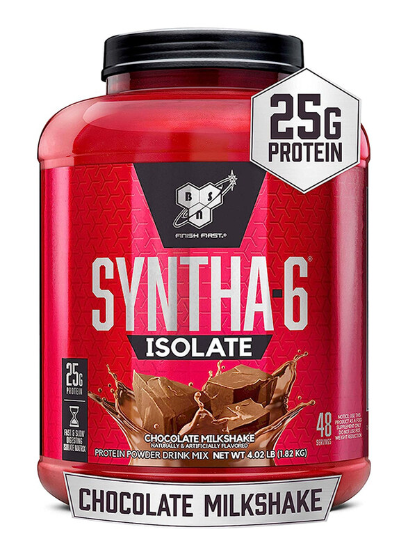 

BSN Syntha-6 Isolate Protein Powder, 4Lbs, Chocolate Milkshake