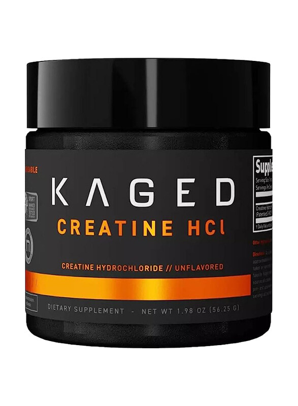

Kaged Muscle Creatine HCl, Patented Creatine Powder, 75 Servings, Unflavoured