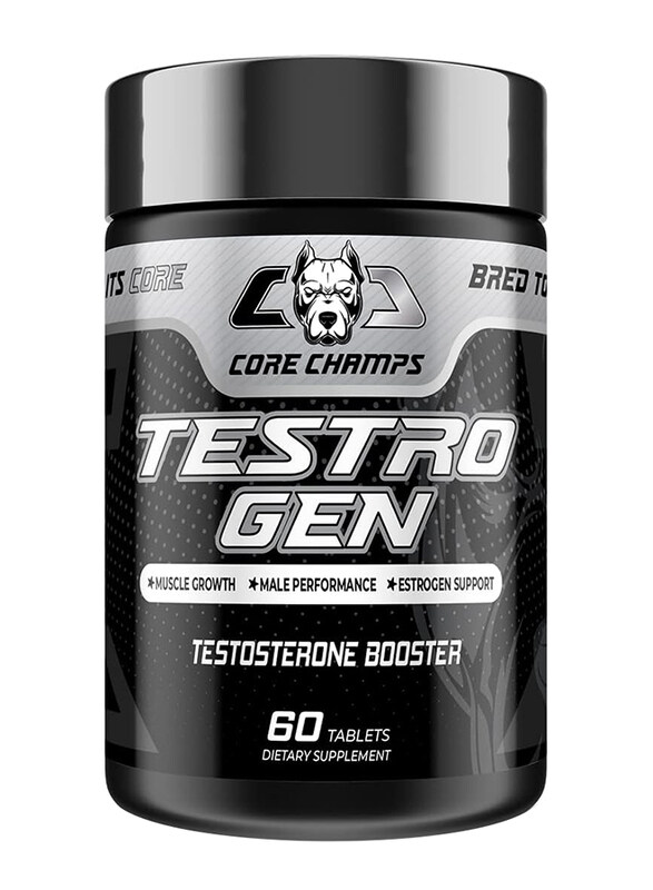 

Core Champs Testro Gen Testosterone Booster Dietary Supplement, 60 Tablets