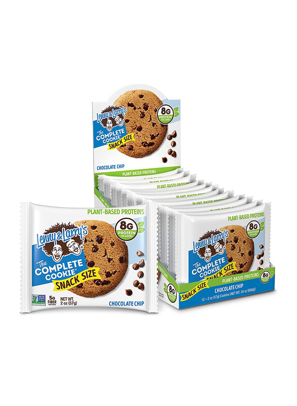 

Lenny & Larry's Protein Cookies, 57gm, 12 Pieces, Chocolate Chip