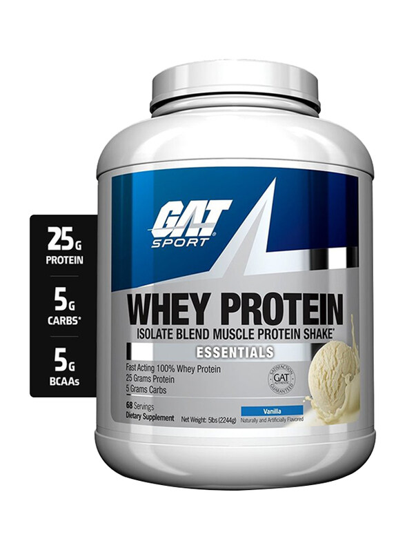

Gat Whey Protein, 2.2 KG, Vanilla