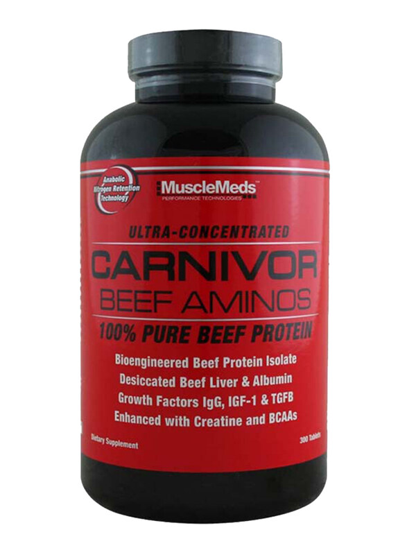 

Muscle Meds Carnivor Beef Amino, 300 Tablets