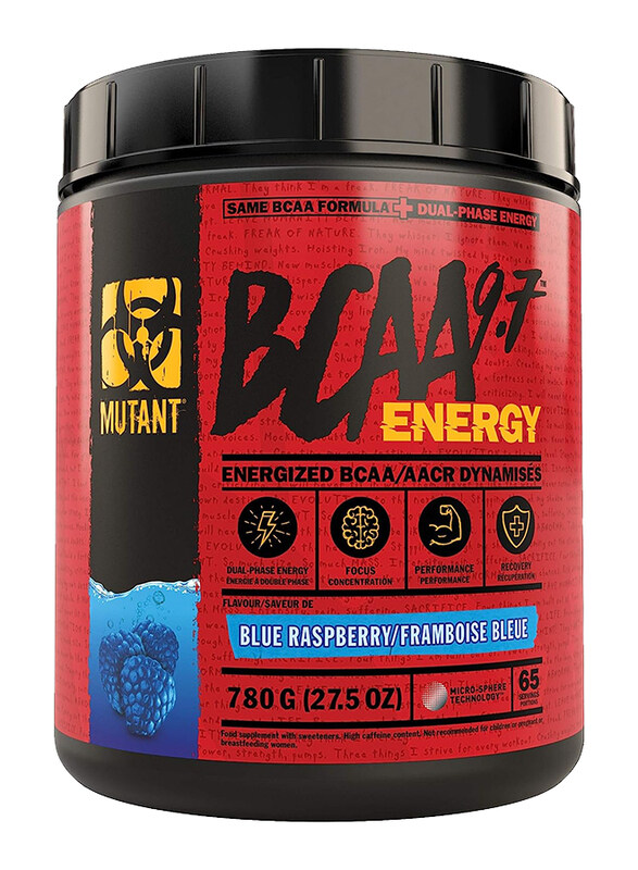 

Mutant Bcaa 9.7 Energy Food Supplement, 360gm, Blue Raspberry