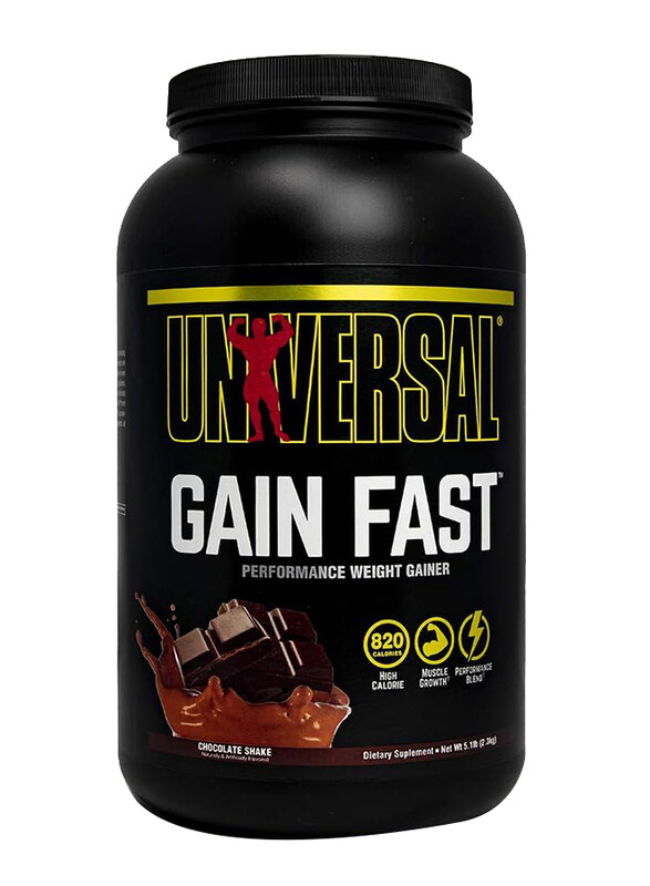 

Universal Nutrition Gain Fast 3100 Anabolic Weight Gainer Supplement, 5.1 Lbs, Chocolate