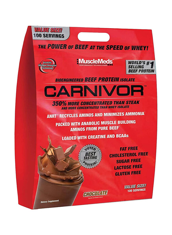 

Musclemeds Carnivor Beef Isolate Protein Powder, 8 Lbs, Chocolate