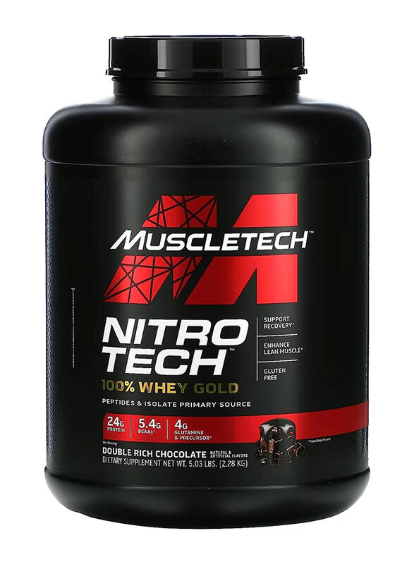 

Muscle Tech Nitro-Tech 100% Whey Gold, 2.28 Kg, Double Rich Chocolate