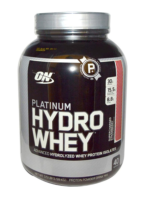 

Optimum Nutrition Hydro Whey Protein, 40 Servings, Strawberry