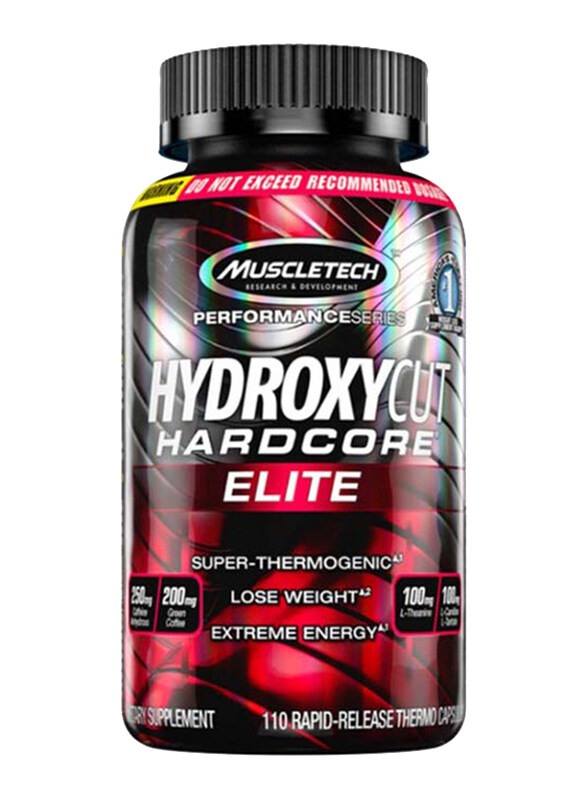 

Muscletech Hydroxycut Hardcore Elite Dietary Supplement, 110 Capsules