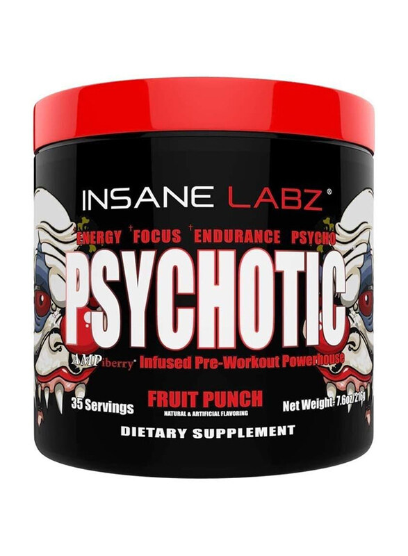 

Insane Labz Psychotic, 35 Servings, 216gm, Grape