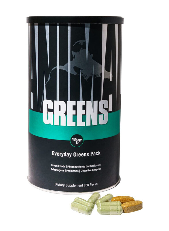 

Animal Greens Pak Chlorophyll Whole Food Prebiotic and Digestion Blend Supplement, 30 Capsules