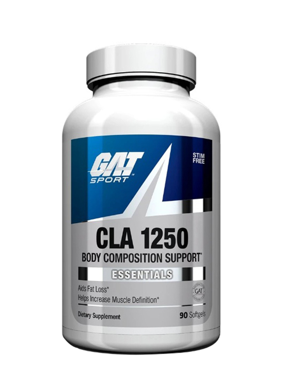 Gat Essentials CLA 1250 Dietary Supplement, 90 Softgels