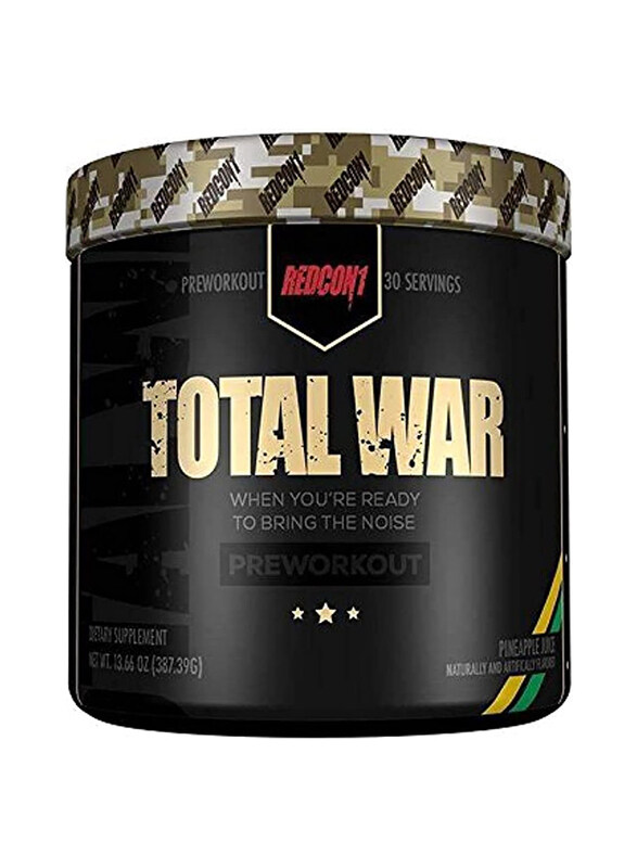 

Redcon1 Total War Pre Workout 385gm, Pineapple Juice