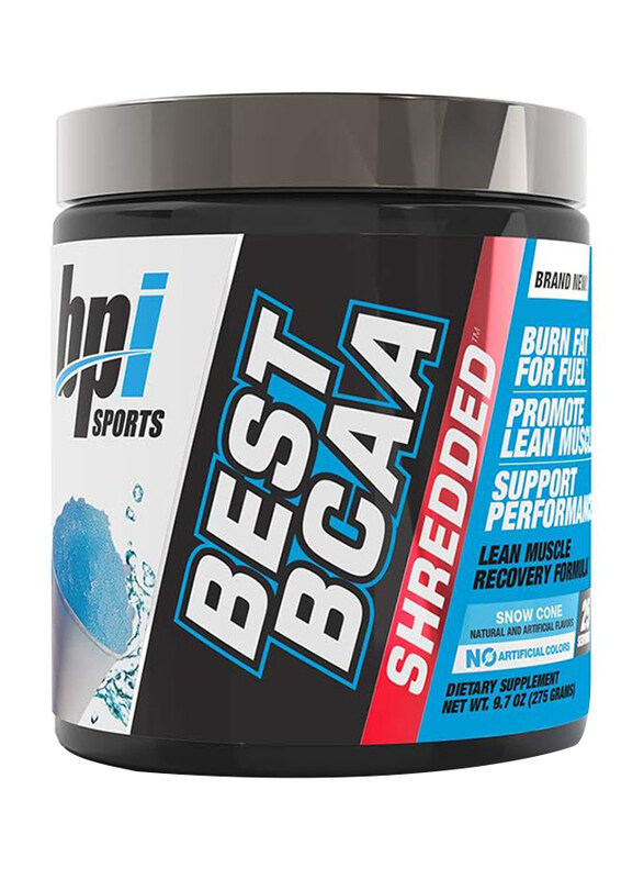 

BPI Sports Best BCAA Shredded Powder, 275g, Snow Cone