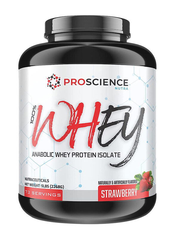 

Proscience Nutra 100% Whey Anabolic Protein Isolate Powder, 2268gm, Strawberry