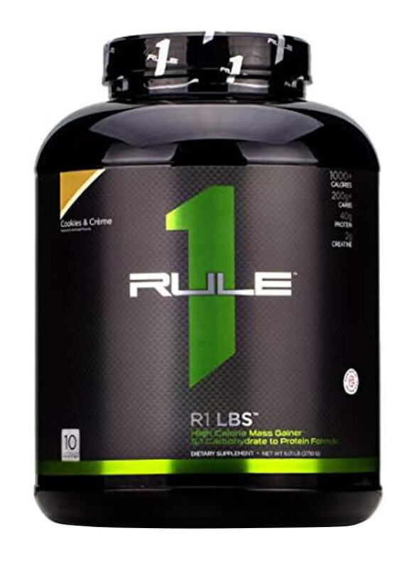 

Rule1 R1 Lbs. Gainer, 10 Servings, Strawberry & Cream