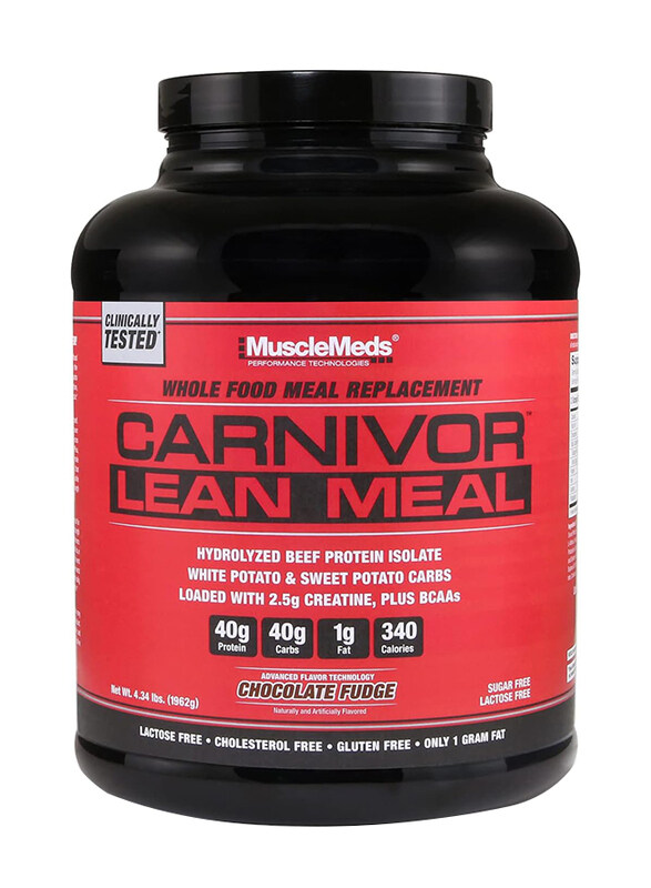 

Musclemeds Carnivor Lean Meal Whole Food Meal Replacement Protein Powder, 20 Servings, Chocolate Fudge