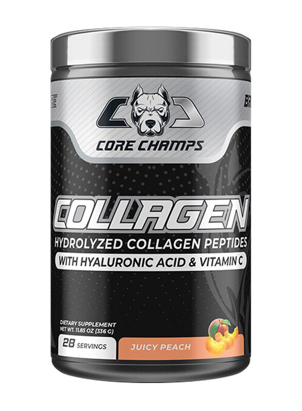 

Core Champs Collagen Vitamin Supplement, 336gm, 28 Servings, Juicy Peach