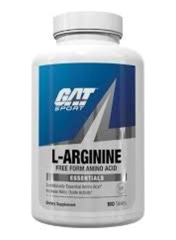 

Gat Sport L Arginine Free Form Amino Acids Dietary Supplement, 180 Tablets, Plain