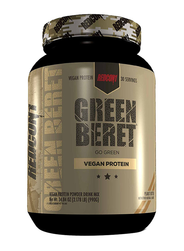 

Redcon1 Green Beret Vegan Protein Powder, 2.2Lbs, Peanut Butter