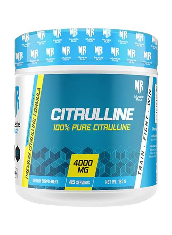 

Muscle Rulz 4000mg Citrulline, 180gm, Unflavored