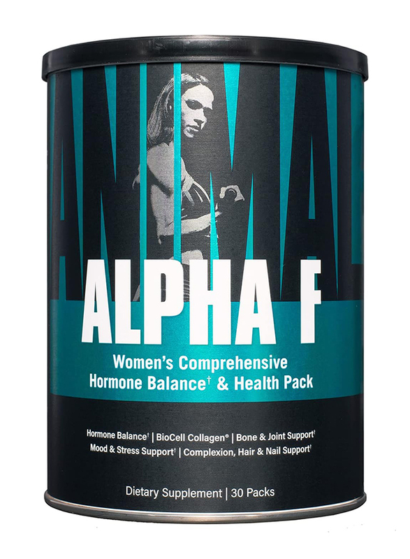 Alpha F Women's Comprehensive Formula Supports Complexion Hair Nails Mood and Stress Intestinal Health Bone and Joint Health, 85gm
