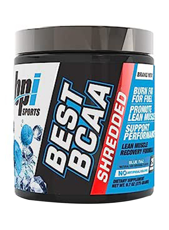 

BPI Sports Best BCAA Shredded Dietary Supplement, 25 Servings, Blue Raz