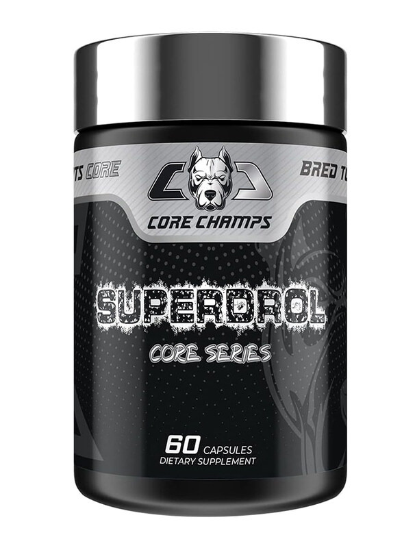 

Core Champs Super Drol Core Series Dietary Supplement, 60 Capsules, Unflavoured